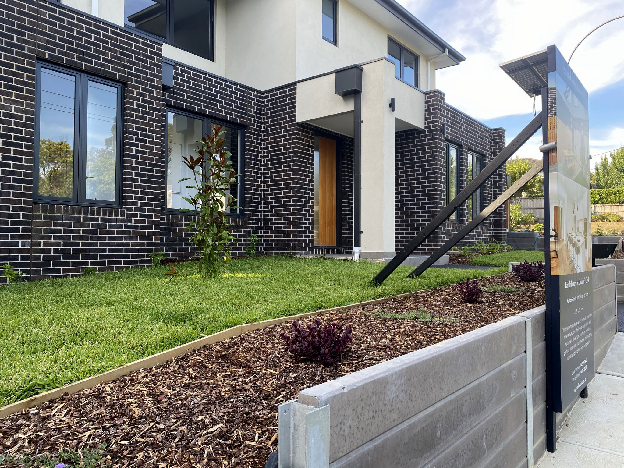 Ashburton new home landscaping
